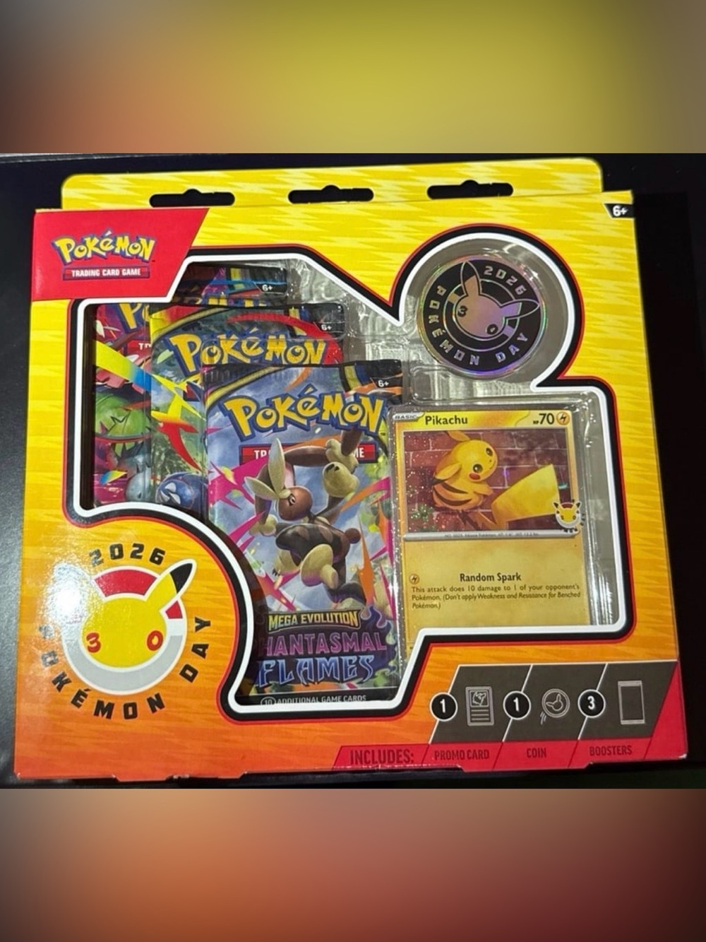 Pokémon Day 2026 release Collection Box 30th Anniversary pikachu promo sealed